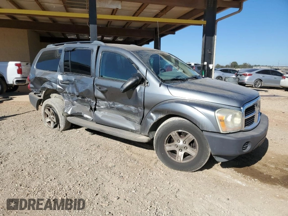 2006 Dodge Durango SXT with VIN 1D4HD38K86F110236, listed as a Copart auction lot 76830304 with 404,033 mi miles and Salvage title. Bid and sale history available at DreamBid. Image 4.