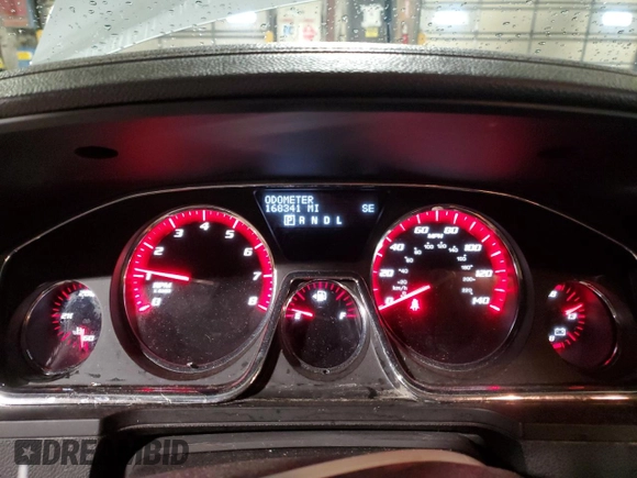 2014 GMC Acadia SLT with VIN 1GKKVRKD0EJ156253, listed as a Copart auction lot 45904635 with 168,341 mi miles and Salvage Title. Bid and sale history available at DreamBid. Image 9.