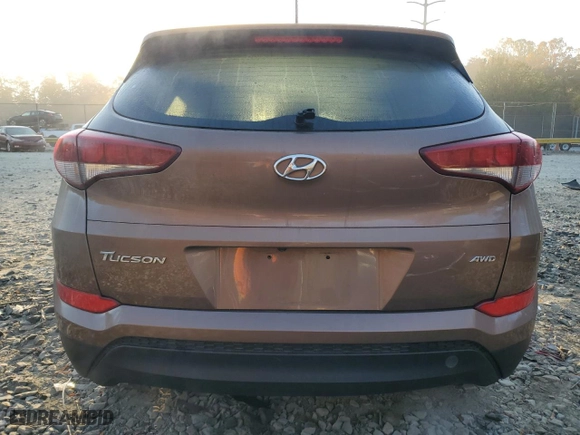 2016 Hyundai Tucson SE with VIN KM8J3CA41GU023686, listed as a Copart auction lot 78132164 with 142,385 mi miles and Salvage Title. Bid and sale history available at carsss.com. Image 6.