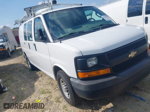 2016 Chevrolet Express Cargo with VIN 1GCWGAFF2G1334087, listed as a IAAI auction lot 42505870 with 205,983 mi miles and . Bid and sale history available at DreamBid. Image 1.