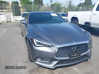 2019 Infiniti Q60 Luxe with VIN JN1EV7EK4KM230715, listed as a IAAI auction lot 41921027 with 47,944 mi miles and . Bid and sale history available at DreamBid. Image 1.