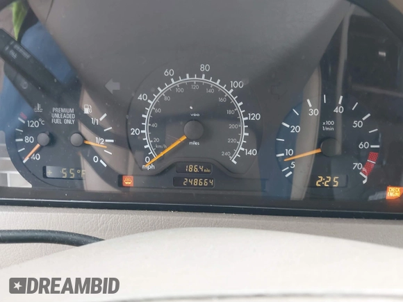 1998 Mercedes-Benz C 230/260/280/320 with VIN WDBHA23G8WA610332, listed as a IAAI auction lot 41772716 with 248,664 mi miles and . Bid and sale history available at carsss.com. Image 7.