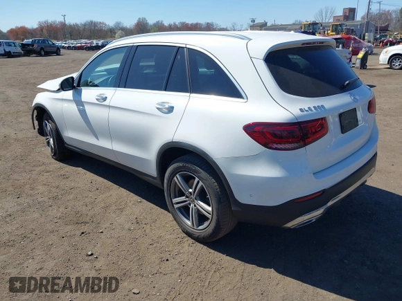 2022 Mercedes-Benz GLC 300 with VIN W1N0G8EB1NV344248, listed as a IAAI auction lot 42059529 with 28,500 mi miles and . Bid and sale history available at DreamBid. Image 3.