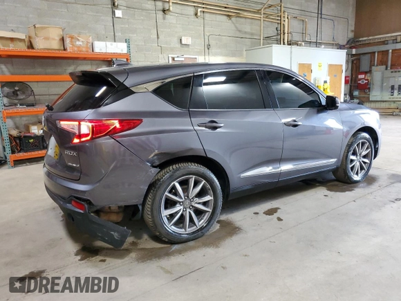 2019 Acura RDX Technology с VIN 5J8TC2H5XKL028780, выставлен на аукционе Copart как лот 54255015 с пробегом 90 931 миль миль и Чистый • Clean title. История ставок и продаж доступна на DreamBid. Изображение 3.