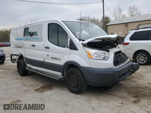 2016 Ford Transit Cargo with VIN 1FTYR1ZM2GKB04783, listed as a Copart auction lot 53501305 with 150,015 mi miles and Salvage Title. Bid and sale history available at DreamBid. Image 4.