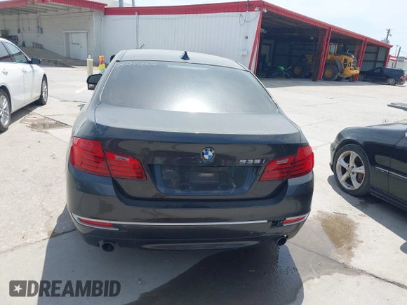2014 BMW 5 Series 535i with VIN WBA5B1C51ED475795, listed as a IAAI auction lot 42028184 with 119,692 mi miles. Bid and sale history available at carsss.com. Image 16.