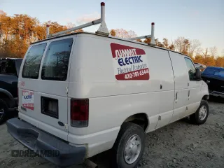 2008 Ford Econoline Cargo Commercial with VIN 1FTNE24W58DA04003, listed as a Copart auction lot 83749744 with 210,905 mi miles and Salvage title. Bid and sale history available at DreamBid. Image 3.