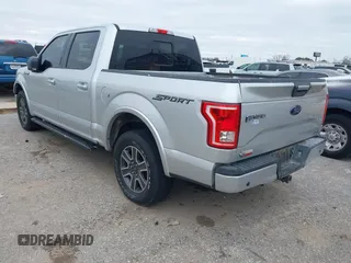 2016 Ford F-150 XL with VIN 1FTEW1CF1GKE92935, listed as a IAAI auction lot 41605051 with 134,938 mi miles and . Bid and sale history available at DreamBid. Image 3.