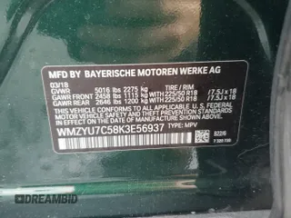 2019 MINI Countryman Cooper S E with VIN WMZYU7C58K3E56937, listed as a Copart auction lot 63523104 with 88,259 mi miles and Clean Title. Bid and sale history available at carsss.com. Image 13.
