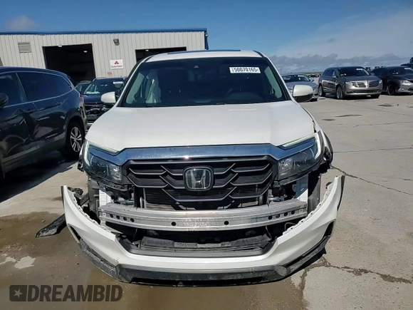 2022 Honda Ridgeline RTL-E with VIN 5FPYK3F72NB018843, listed as a Copart auction lot 50070165 with 53,043 mi miles and Salvage Title. Bid and sale history available at DreamBid. Image 13.