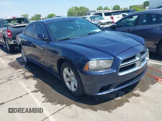 2014 Dodge Charger SE with VIN 2C3CDXBG1EH130526, listed as a IAAI auction lot 41996912 with 161,485 mi miles. Bid and sale history available at carsss.com. Image 1.