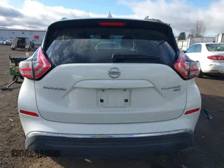 2017 Nissan Murano SL with VIN 5N1AZ2MH5HN204437, listed as a IAAI auction lot 41852350 with 82,545 mi miles and . Bid and sale history available at carsss.com. Image 16.