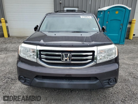 2012 Honda Pilot LX with VIN 5FNYF4H25CB010625, listed as a Copart auction lot 57208515 with 81,617 mi miles and Salvage title. Bid and sale history available at DreamBid. Image 5.