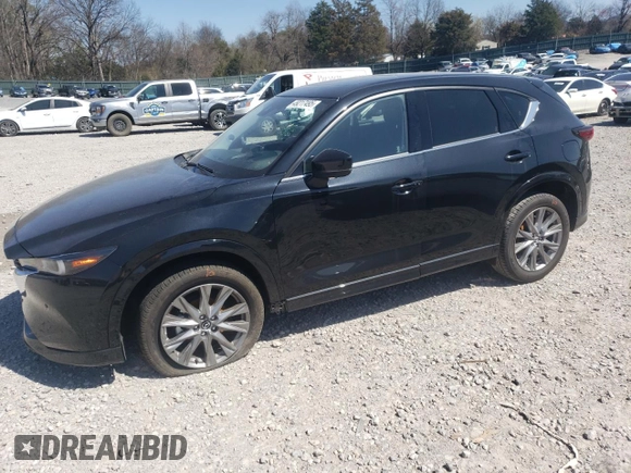 2025 Mazda CX-5 2.5 S Premium Plus Package with VIN JM3KFBEM6S0546892, listed as a Copart auction lot 49217495 with 1,144 mi miles and Salvage Title. Bid and sale history available at carsss.com. Image 1.