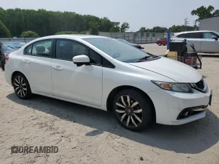 2015 Honda Civic EX-L z VIN 19XFB2F94FE205715, wystawiony jako Copart lot #59552715 z przebiegiem 68 145 mil mil oraz Szkoda całkowita • Salvage title. Historia ofert i sprzedaży dostępna na DreamBid. Obrazek 4.