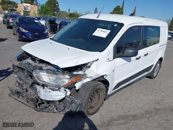 2019 Ford Transit Connect Van XLT with VIN NM0LS7F20K1420490, listed as a IAAI auction lot 41784081 with 93,710 mi miles. Bid and sale history available at carsss.com. Image 18.