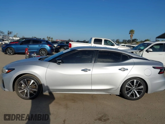 2021 Nissan Maxima SV with VIN 1N4AA6CV7MC512294, listed as a IAAI auction lot 42243607 with 87,803 mi miles and . Bid and sale history available at DreamBid. Image 14.