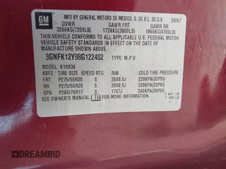2008 Chevrolet Avalanche LTZ with VIN 3GNFK12Y98G122402, listed as a IAAI auction lot 42197039 with 172,237 mi miles and . Bid and sale history available at DreamBid. Image 9.
