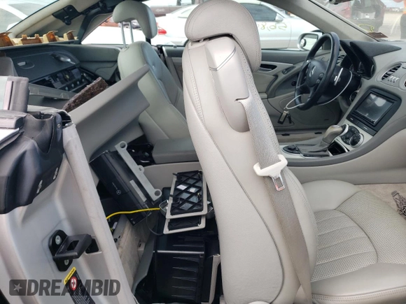 2005 Mercedes-Benz SL 55 AMG with VIN WDBSK74F85F101459, listed as a Copart auction lot 75136414 with 56,809 mi miles and Non repairable. Bid and sale history available at DreamBid. Image 10.