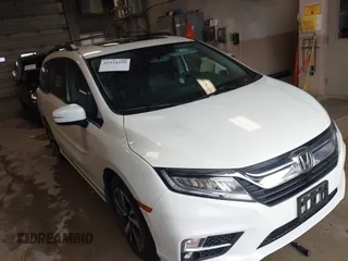 2018 Honda Odyssey Elite with VIN 5FNRL6H96JB027498, listed as a IAAI auction lot 41934458 with 80,653 mi miles. Bid and sale history available at carsss.com. Image 1.