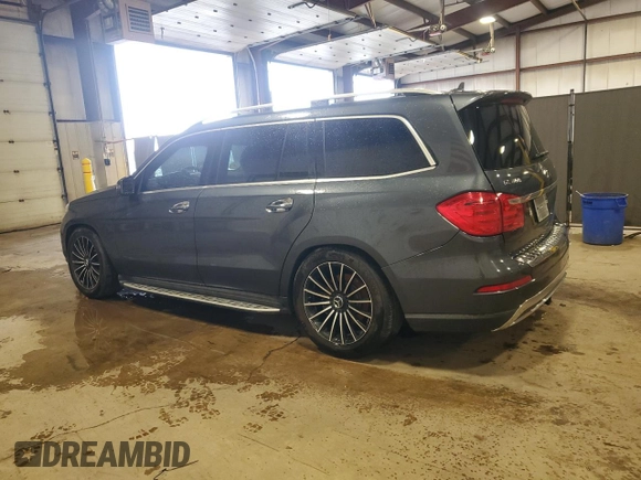 2014 Mercedes-Benz GL 450 with VIN 4JGDF7CE9EA275640, listed as a Copart auction lot 58051745 with 116,584 mi miles and Clean title. Bid and sale history available at DreamBid. Image 2.