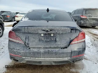 2021 Genesis G70 3.3T with VIN KMTG34LE3MU074503, listed as a Copart auction lot 41836875 with 40,556 mi miles and Salvage title. Bid and sale history available at DreamBid. Image 6.