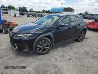 2019 Lexus UX 200 z VIN JTHY3JBH0K2001027, wystawiony jako Copart lot #56859105 z przebiegiem 81 726 mil mil oraz Szkoda całkowita • Salvage title. Historia ofert i sprzedaży dostępna na DreamBid. Obrazek 1.