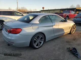 2015 BMW 4 Series 435i with VIN WBA3T3C59FP738700, listed as a Copart auction lot 79281804 with 74,035 mi miles and Salvage Title. Bid and sale history available at carsss.com. Image 3.