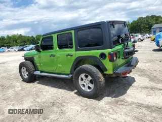 2018 Jeep Wrangler Unlimited Sport S with VIN 1C4HJXDN6JW332280, listed as a Copart auction lot 55914605 with 135,998 mi miles and Clean title. Bid and sale history available at DreamBid. Image 2.