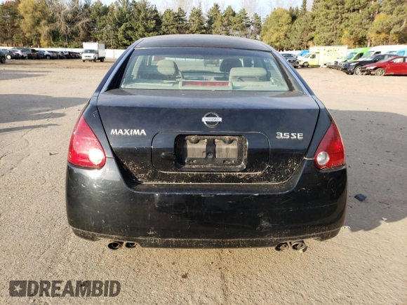 2004 Nissan Maxima SE with VIN 1N4BA41E14C816166, listed as a Copart auction lot 78148944 with 225,588 mi miles and Salvage Title. Bid and sale history available at carsss.com. Image 6.