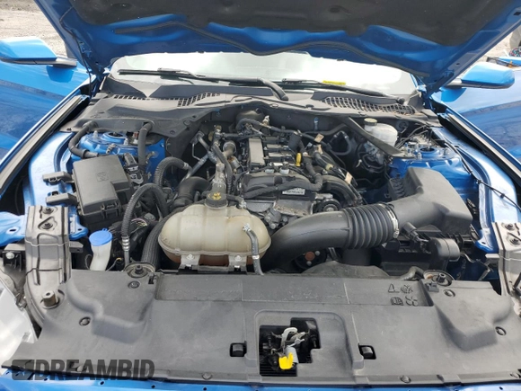 2021 Ford Mustang EcoBoost with VIN 1FATP8UH1M5104857, listed as a Copart auction lot 57152165 with 75,303 mi miles and Salvage title. Bid and sale history available at DreamBid. Image 11.