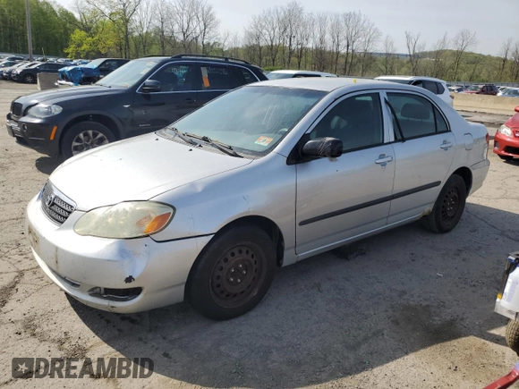 2005 Toyota Corolla CE with VIN JTDBR32E252057756, listed as a Copart auction lot 54938805 with 268,756 mi miles and Clean Title. Bid and sale history available at DreamBid. Image 1.
