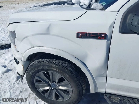2018 Ford F-150 XL with VIN 1FTEW1EG0JFD00989, listed as a IAAI auction lot 41594959 with 138,951 mi miles. Bid and sale history available at carsss.com. Image 6.