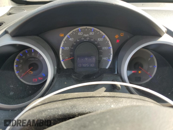 2010 Honda Fit Sport with VIN JHMGE8H47AS023964, listed as a Copart auction lot 61797995 with 78,518 mi miles and Salvage title. Bid and sale history available at DreamBid. Image 9.