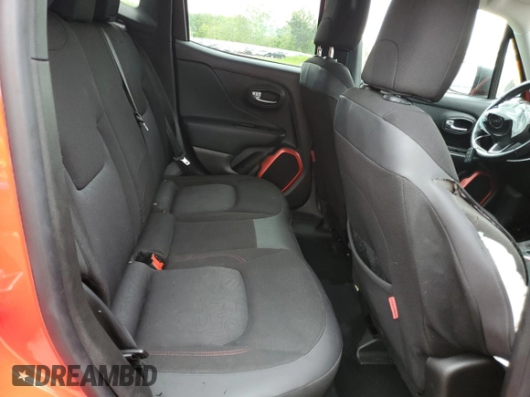 2018 Jeep Renegade Trailhawk с VIN ZACCJBCB7JPG76380, выставлен на аукционе Copart как лот 56914355 с пробегом 74 612 миль миль и Списание • Salvage title. История ставок и продаж доступна на DreamBid. Изображение 11.