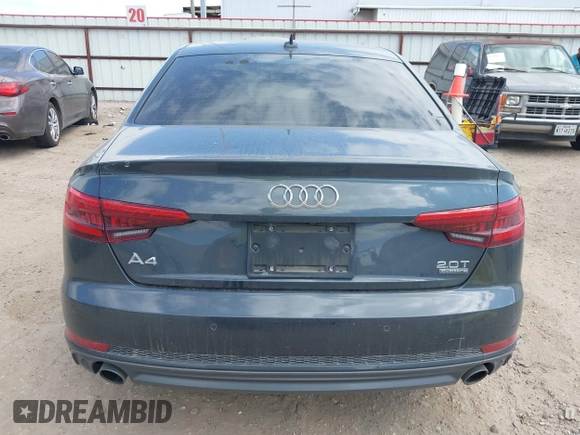 2017 Audi A4 Premium Plus with VIN WAUENAF44HN038026, listed as a IAAI auction lot 42007040 with 152,915 mi miles and . Bid and sale history available at DreamBid. Image 16.