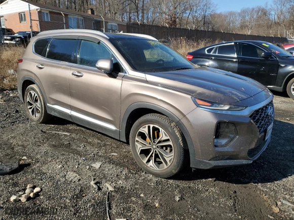 2019 Hyundai Santa Fe Limited with VIN 5NMS53AA6KH103431, listed as a Copart auction lot 44368625 with 77,635 mi miles and Salvage Title. Bid and sale history available at carsss.com. Image 4.