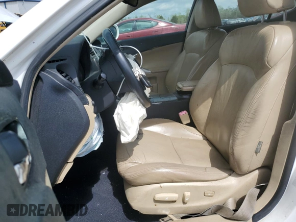 2008 Lexus IS 250 z VIN JTHBK262385066059, wystawiony jako Copart lot #51198345 z przebiegiem 269 666 mil mil oraz Szkoda całkowita • Salvage title. Historia ofert i sprzedaży dostępna na DreamBid. Obrazek 7.