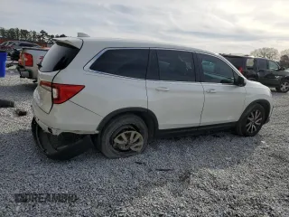 2021 Honda Pilot EX-L with VIN 5FNYF5H56MB033235, listed as a Copart auction lot 43137215 with 43,118 mi miles and Salvage Title. Bid and sale history available at DreamBid. Image 3.