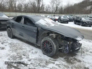 2023 Tesla Model S Plaid with VIN 5YJSA1E66PF502841, listed as a Copart auction lot 45660445 with 29,860 mi miles and Salvage title. Bid and sale history available at DreamBid. Image 4.