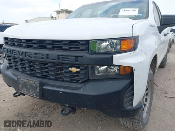 2021 Chevrolet Silverado 1500 Work Truck with VIN 1GCRYAEF0MZ210103, listed as a IAAI auction lot 41895696 with 80,098 mi miles and . Bid and sale history available at DreamBid. Image 6.