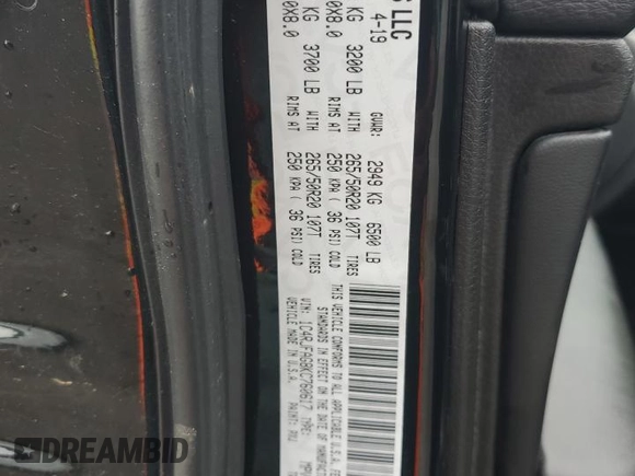 2019 Jeep Grand Cherokee Altitude with VIN 1C4RJFAG8KC760617, listed as a Copart auction lot 60262015 with 97,726 mi miles and Salvage title. Bid and sale history available at DreamBid. Image 13.