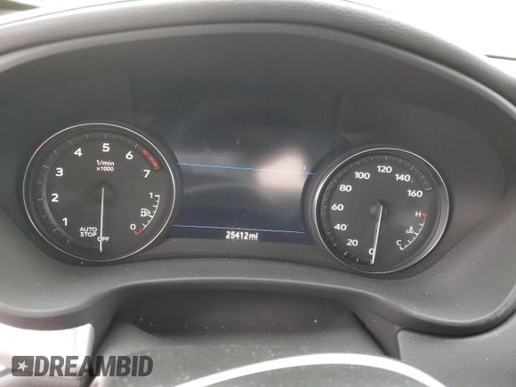 2022 Cadillac XT4 AWD Premium Luxury with VIN 1GYFZDR43NF132553, listed as a Copart auction lot 50869955 with 25,412 mi miles and Salvage title. Bid and sale history available at DreamBid. Image 9.