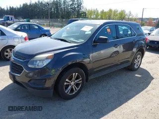 2016 Chevrolet Equinox LS with VIN 2GNALBEK3G6159945, listed as a IAAI auction lot 42035667 with 188,307 mi miles. Bid and sale history available at carsss.com. Image 2.
