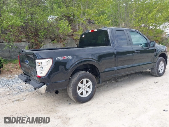 2023 Ford F-150 XL with VIN 1FTEX1EP8PKD51248, listed as a IAAI auction lot 42237097 with 90,886 mi miles and . Bid and sale history available at DreamBid. Image 4.