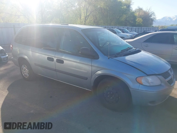 2005 Dodge Caravan with VIN 1D4GP24R35B364412, listed as a IAAI auction lot 42158780 with 228,407 mi miles and . Bid and sale history available at carsss.com. Image 1.