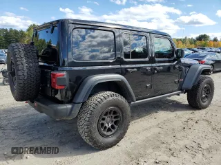 2023 Jeep Wrangler Rubicon with VIN 1C4HJXFN4PW636133, listed as a Copart auction lot 75499614 with 13,252 mi miles and Salvage title. Bid and sale history available at DreamBid. Image 3.