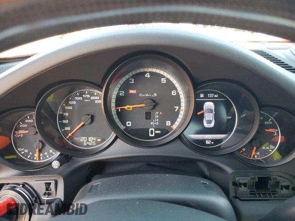 2015 Porsche 911 Turbo S z VIN WP0AD2A9XFS166153, wystawiony jako Copart lot #49815853 z przebiegiem 20 184 mil mil oraz . Historia ofert i sprzedaży dostępna na DreamBid. Obrazek 9.