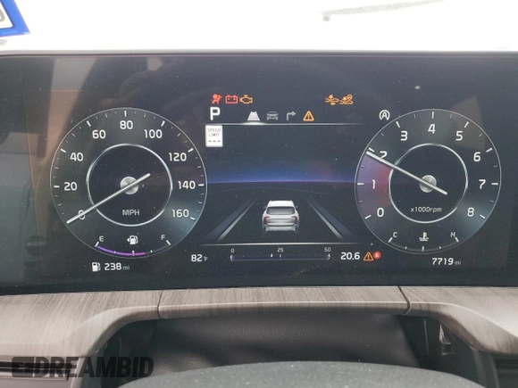 2024 Kia Telluride SX z VIN 5XYP54GC8RG494042, wystawiony jako Copart lot #54714375 z przebiegiem 7 719 mil mil oraz Szkoda całkowita • Salvage title. Historia ofert i sprzedaży dostępna na DreamBid. Obrazek 9.