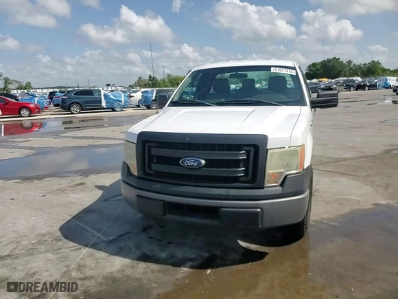 2014 Ford F-150 XL with VIN 1FTMF1CM7EKF39988, listed as a Copart auction lot 51571215 with 129,199 mi miles and Salvage Title. Bid and sale history available at carsss.com. Image 13.